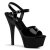 Pleaser Sandalia de Tacón KISS-209 Negro EU-35 / US-5
