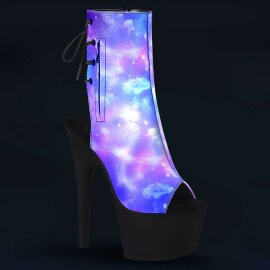 Pleaser Botín ADORE-1018REFL Estampado Galaxia...