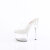 Pleaser PASSION-701 Zuecos con Plataforma Transparente EU-41 / US-11