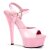 Pleaser Sandalia de Tacón KISS-209 Rosa Claro Pastel EU-35 / US-5