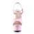Pleaser Sandalia de Tacón KISS-209 Rosa Claro Pastel EU-35 / US-5