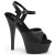 Pleaser Sandalia de Tacón KISS-209 Negro EU-40 / US-10