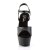 Pleaser Sandalia de Tacón KISS-209 Negro EU-35 / US-5