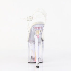 Pleaser ENCHANT-708AQUA-01 Sandalias de Plataforma Transparente EU-38 / US-8