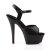 Pleaser Sandalia de Tacón KISS-209 Negro EU-37 / US-7