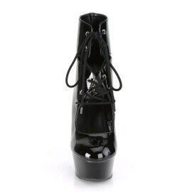 Pleaser Botín DELIGHT-600-22 Negro Charol EU-37 /...