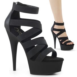 Pleaser Sandalia de Tacón DELIGHT-659 Negro...