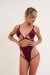 Lunalae Pantalones Cortos Lola High Waist Plum S