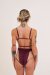 Lunalae Pantalones Cortos Lola High Waist Plum S