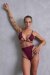 Lunalae Pantalones Cortos Lola High Waist Plum M