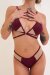 Lunalae Pantalones Cortos Lola Low Waist Plum S