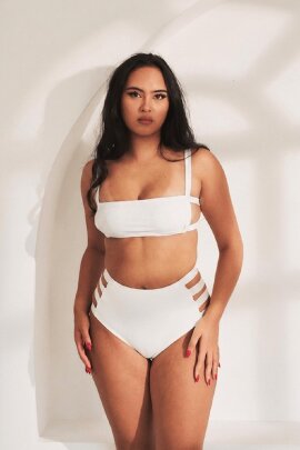 Lunalae Top Clover Blanco XL