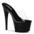 Pleaser Zapato Abierto ADORE-701 Negro Transparente EU-39 / US-9
