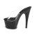 Pleaser Zapato Abierto ADORE-701 Negro Transparente EU-39 / US-9