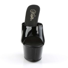 Pleaser Zapato Abierto ASPIRE-601 Negro Charol EU-39 / US-9