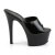 Pleaser Zapato Abierto ASPIRE-601 Negro Charol EU-39 / US-9