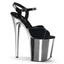Pleaser Sandalia de Tacón FLAMINGO-809 Negro...