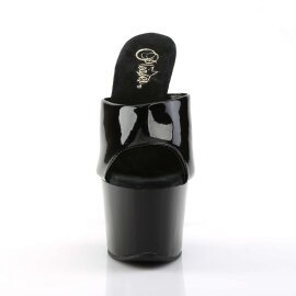 Pleaser Zapato Abierto SKY-301 Negro Charol EU-38 / US-8