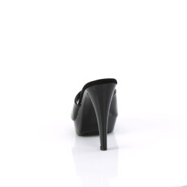Fabulicious COCKTAIL-501 Zuecos con Plataforma Negro EU-39 / US-9