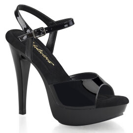 Fabulicious COCKTAIL-509 Sandalias de Plataforma Negro...