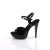 Fabulicious COCKTAIL-509 Sandalias de Plataforma Negro EU-39 / US-9