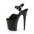 Pleaser Sandalia de Tacón FLAMINGO-808N Negro EU-38 / US-8
