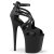 Pleaser FLAMINGO-877 Sandalias de Plataforma Negro Tono Claro EU-40 / US-10