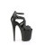 Pleaser FLAMINGO-877 Sandalias de Plataforma Negro Tono Claro EU-40 / US-10