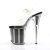 Pleaser Sandalia de Tacón FLAMINGO-808G Negro Transparente EU-42 / US-12