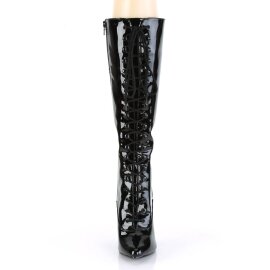 Pleaser SEDUCE-2020 Bota Charol Negro EU-37 / US-7