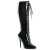 Pleaser SEDUCE-2020 Bota Charol Negro EU-37 / US-7