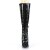 Pleaser SEDUCE-2020 Bota Charol Negro EU-37 / US-7