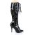Pleaser SEDUCE-2020 Bota Charol Negro EU-37 / US-7