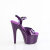 Pleaser ADORE-709GP Plataforma Sandalias de Tacón Alto Charol Brillante Lila Oscuro EU-42 / US-12