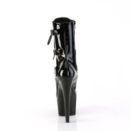 Pleaser ADORE-1043 Botín Plataforma Charol Negro EU-40 / US-10