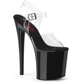 Pleaser NAUGHTY-808 Sandalias de Plataforma Negro Tono...
