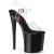 Pleaser NAUGHTY-808 Sandalias de Plataforma Negro Tono Claro EU-39 / US-9