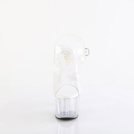 Pleaser ADORE-708VL Sandalias de Plataforma Transparentes EU-43 / US-13
