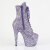 Pleaser ADORE-1020GWR Botines de Plataforma con Brillo Lila - Talla EU-39 / US-9