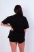 AMBR Designs Camiseta Dance Club Negro