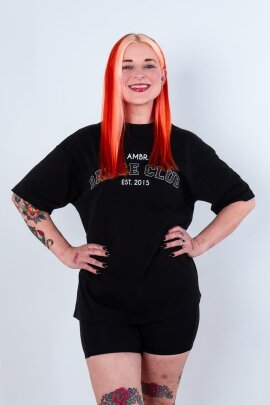 AMBR Designs Camiseta Dance Club Negro S