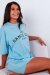 AMBR Designs Camiseta Dance Club Azul S