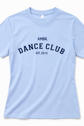 AMBR Designs Camiseta Dance Club Azul 2XL