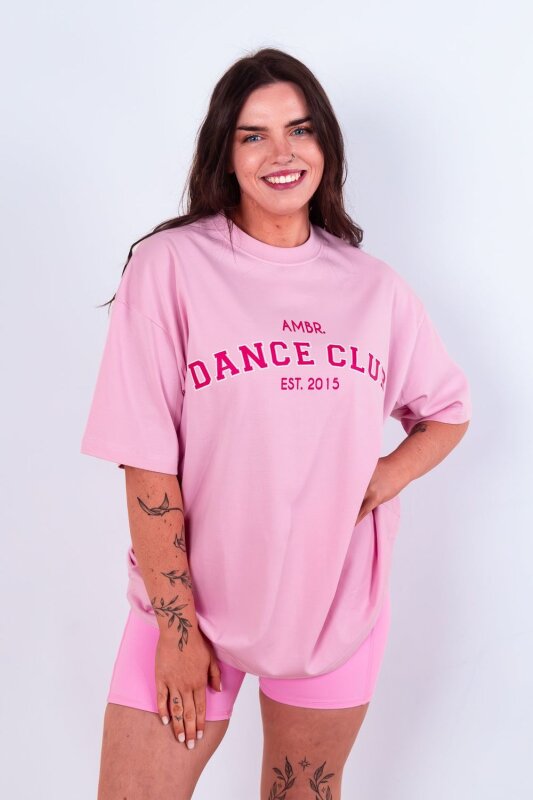 AMBR Designs Camiseta Dance Club Rosa