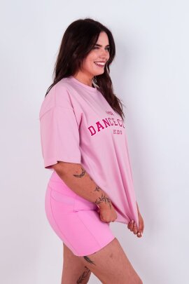 AMBR Designs Camiseta Dance Club Rosa