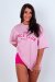 AMBR Designs Camiseta Dance Club Rosa
