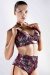 Polerina Top Bikini Velvet Burdeos/Plata