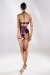 Polerina Pantalones Cortos Bikini Velvet Burdeos/Plata XS
