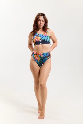Pole Addict Pantalones Cortos High Leg Exotic Flowers