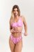 Pole Addict Pantalones Cortos Capri Pink Snake